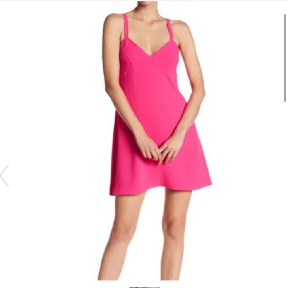 Amanda Uprichard Hot Pink Cocktail Dress